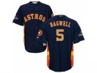 Youth Houston Astros #5 Jeff Bagwell Navy 2018 Gold Program Cool Base Stitched Baseball Jersey