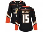 Women Adidas Anaheim Ducks #15 Ryan Getzlaf Black Home Authentic Stitched NHL Jersey