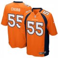 Nike Broncos #55 Bradley Chubb Orange Elite Jersey
