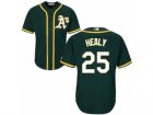 Youth Majestic Oakland Athletics #25 Ryon Healy Replica Green Alternate 1 Cool Base MLB Jersey