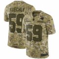 Mens Nike Carolina Panthers #59 Luke Kuechly Limited Camo 2018 Salute to Service NFL Jersey