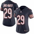 Women's Nike Chicago Bears #29 Harold Jones-Quartey Limited Navy Blue Rush NFL Jersey