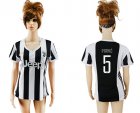 2017-18 Juventus 5 PJANIC Home Women Soccer Jersey