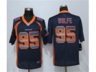 Nike Denver Broncos #95 Derek Wolfe Navy Blue Alternate Mens Stitched NFL Limited Strobe Jersey