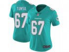 Women Nike Miami Dolphins #67 Laremy Tunsil Vapor Untouchable Limited Aqua Green Team Color NFL Jersey