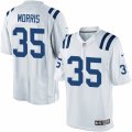Mens Nike Indianapolis Colts #35 Darryl Morris Limited White NFL Jersey