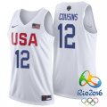 Demarcus Cousins USA Dream Twelve Team #12 2016 Rio Olympics White Jersey