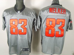 New England Patriots #83 Wes Welker gray shadow