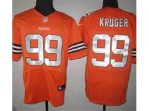 Nike NFL Cleveland Browns #99 Paul Kruger Orange jerseys(Elite)