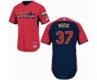 mlb 2014 all star jerseys washington nationals #37 moss red-blue[moss]