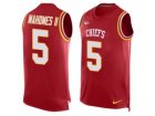 Mens Nike Kansas City Chiefs #5 Patrick Mahomes II Limited Red Player Name & Number Tank Top NFL Jersey