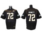 2016 Pro Bowl Nike Seattle Seahawks #72 Michael Bennett Black jerseys(Elite)