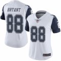 Women's Nike Dallas Cowboys #88 Dez Bryant Limited White Rush NFL Jersey