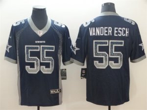 Nike Cowboys # 55 Leighton Vander Esch Navy Drift Fashion Limited Jersey
