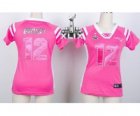 2015 Super Bowl XLIX nike women nfl jerseys new england patriots #12 tom brady pink[fashion Rhinestone sequins]