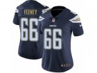 Women Nike Los Angeles Chargers #66 Dan Feeney Vapor Untouchable Limited Navy Blue Team Color NFL Jersey