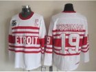 nhl Detroit Red Wings #19 Yzerman Authentic 75TH ccm Jersey White