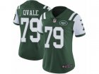Women Nike New York Jets #79 Brent Qvale Vapor Untouchable Limited Green Team Color NFL Jersey