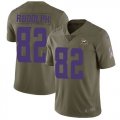 Nike Vikings #82 Kyle Rudolph Olive Salute To Service Limited Jersey
