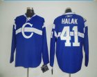 nhl montreal canadiens #41 halak blue W