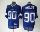 Dallas Cowboys #90 ratliff blue
