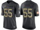 Nike Minnesota Vikings #55 Anthony Barr Mens Stitched Black NFL Salute to Service Limited Jerseys