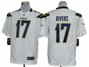Nike NFL San Diego Chargers #17 Philip Rivers white Jerseys(Limited)