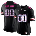 Ohio State Buckeyes Black Shadow Mens Customized 2018 Breast Cancer Awareness College Football