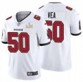 Nike Buccaneers #50 Vita Vea White 2021 Super Bowl LV Vapor Untouchable Limited
