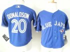 Blue Jays #20 Josh Donaldson Blue Toddler New Cool Base Jersey
