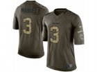 Mens Nike Oakland Raiders #3 E. J. Manuel Limited Green Salute to Service NFL Jersey