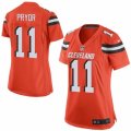 Women's Nike Cleveland Browns #11 Terrelle Pryor Limited Orange Alternate NFL Jersey