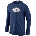 Nike NFL 32 teams logo Collection Locker Room Long Sleeve T-Shirt D.Blue