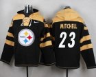 Nike Pittsburgh Steelers #23 Mike Mitchell Black Player Pullover NFL Hoodie