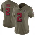 Nike Falcons #2 Matt Ryan Women Olive Salute To Service Limited Jersey