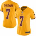 Women's Nike Washington Redskins #7 Joe Theismann Limited Gold Rush NFL Jersey