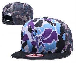 Rockies Team Logo Camo Adjustable Hat YS