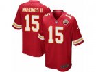 Nike Kansas City Chiefs #15 Patrick Mahomes II Game Red Team Color NFL Jersey