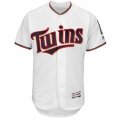 Men Minnesota Twins Majestic Home Blank White Flex Base Authentic Collection Team Jersey
