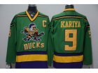 NHL Anaheim Ducks #9 Paul Kariya green jerseys