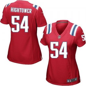 Women Nike New England Patriots #54 Dont\'a Hightower red jerseys