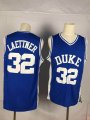 Duke Blue Devils #32 Christian Laettner Blue College Basketball Jersey