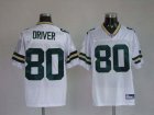 nfl green bay packers #80 driver white