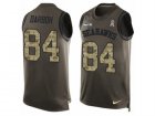 Mens Nike Seattle Seahawks #84 Amara Darboh Limited Green Salute to Service Tank Top NFL Jersey