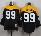 Mitchell And Ness 1967 Pittsburgh Steelers #99 Brett Keisel Black Yelllow Throwback Men Stitched NFL Jersey