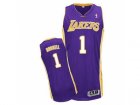 NBA Los Angeles Lakers #1 D Angelo Russell Purple Stitched jerseys