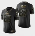 Nike Chiefs #87 Travis Kelce Black Gold Vapor Untouchable Limited Jersey