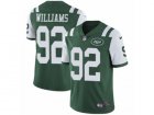 Mens Nike New York Jets #92 Leonard Williams Vapor Untouchable Limited Green Team Color NFL Jersey