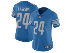Women Nike Detroit Lions #24 Nevin Lawson Vapor Untouchable Limited Light Blue Team Color NFL Jersey