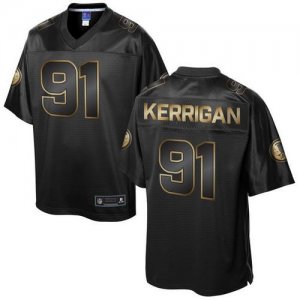 Nike Washington Redskins #91 Ryan Kerrigan Pro Line Black Gold Collection Jersey(Game)